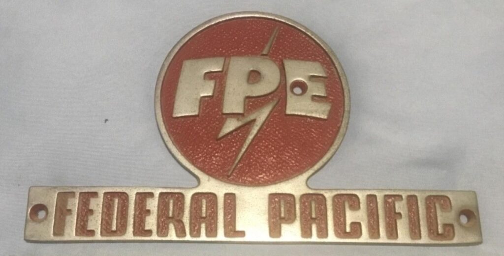 federal pacific sign